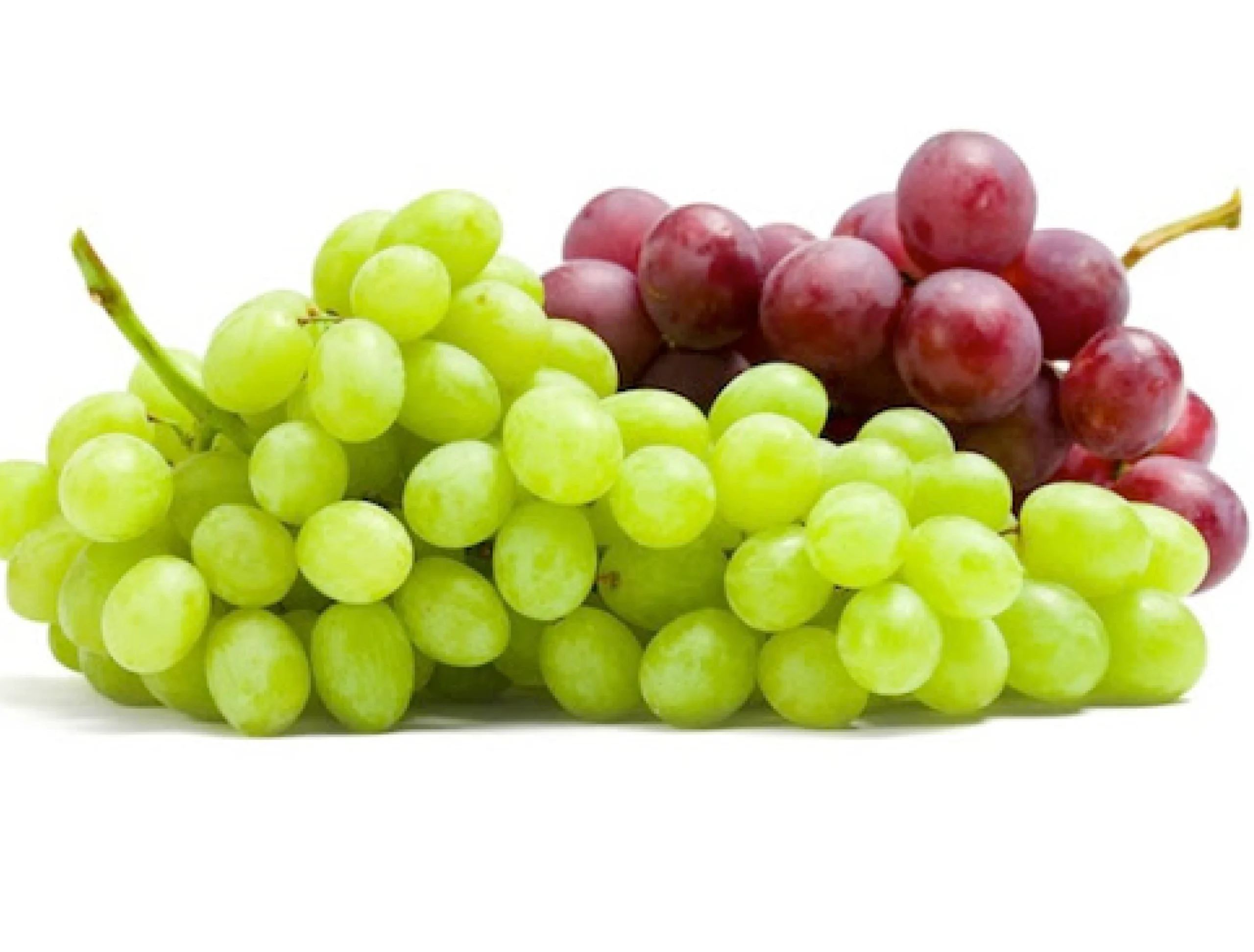 red + green grapes