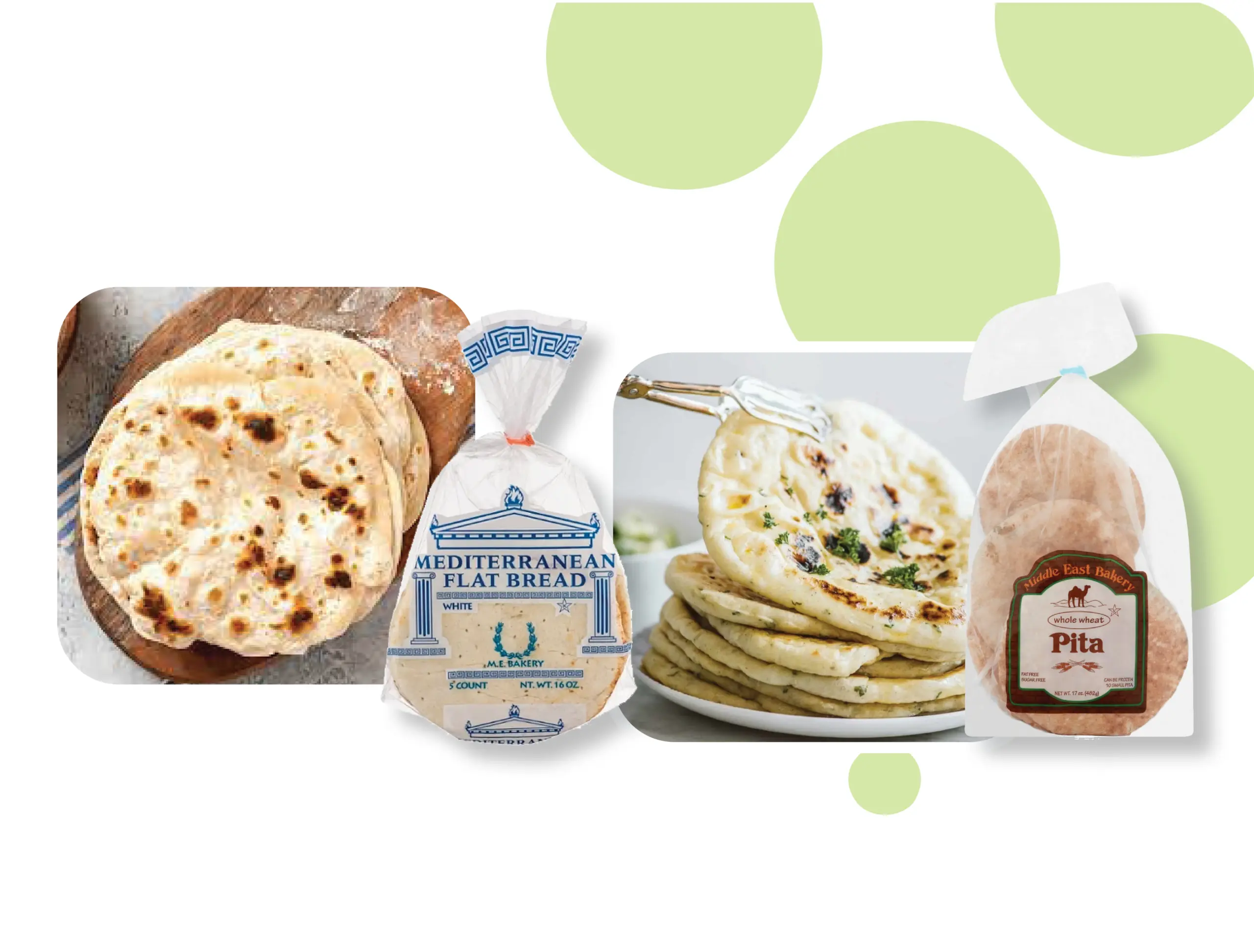 middle east bakery pita and flatbread
