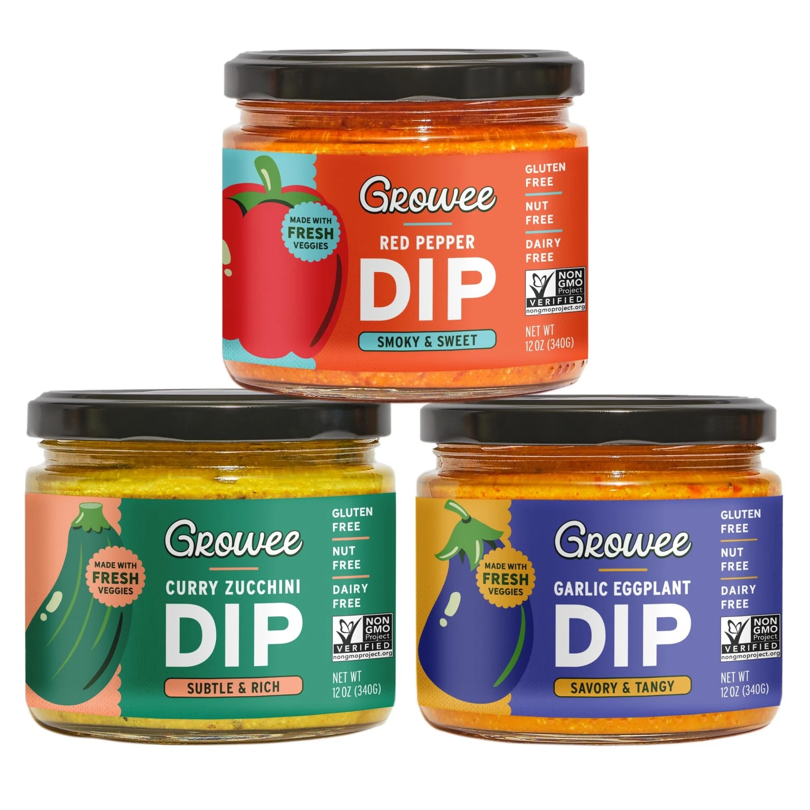 growee dips and spreads